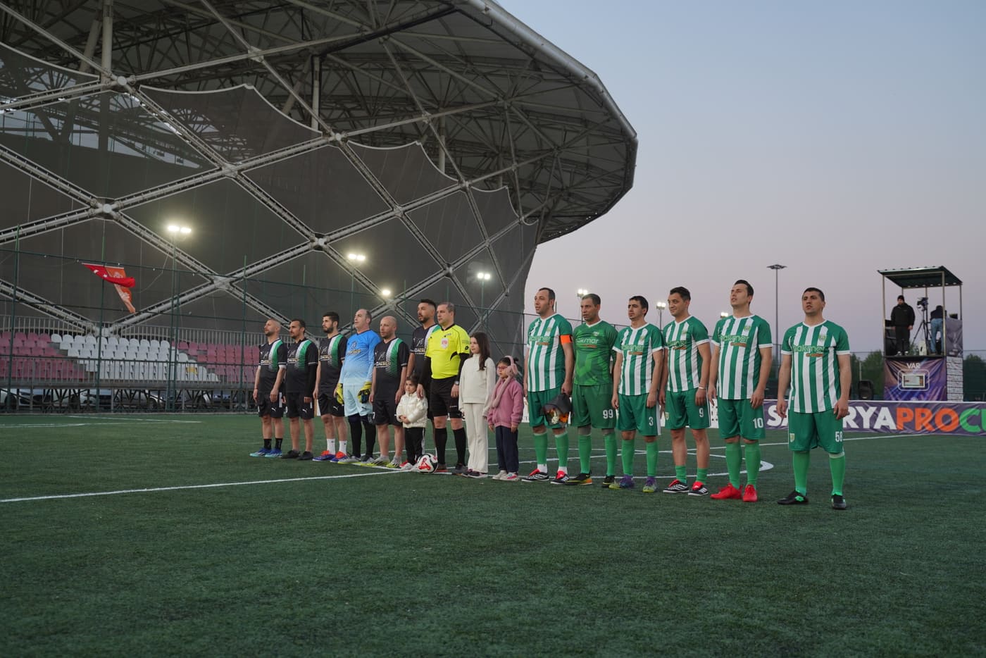 Amatör futbol turnuvasından kare