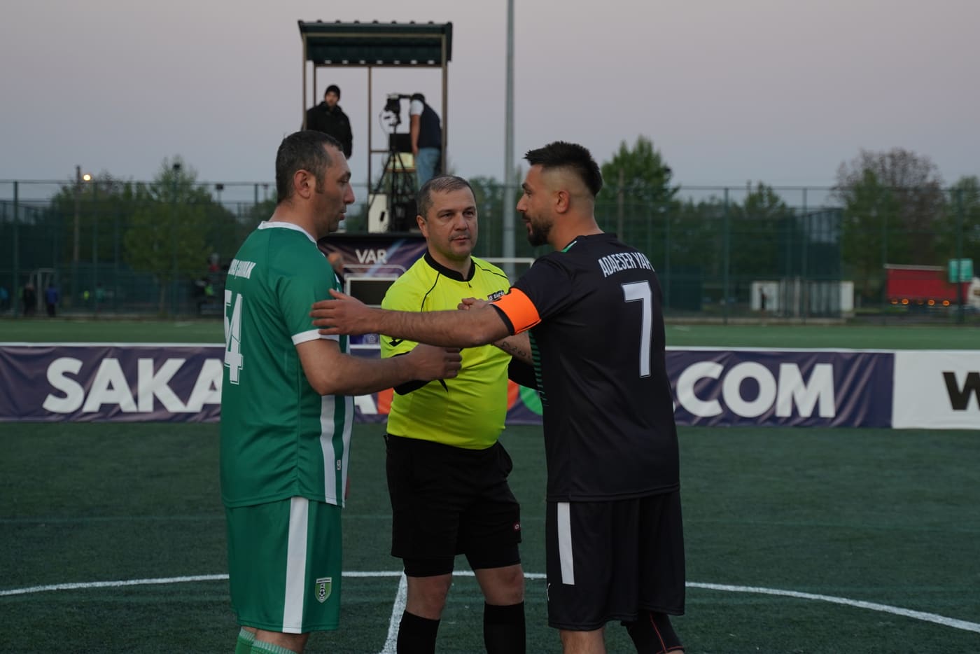 Amatör futbol turnuvasından kare