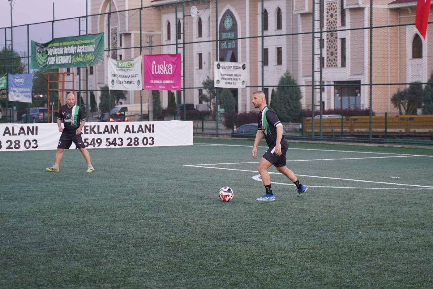 Amatör futbol turnuvasından kare