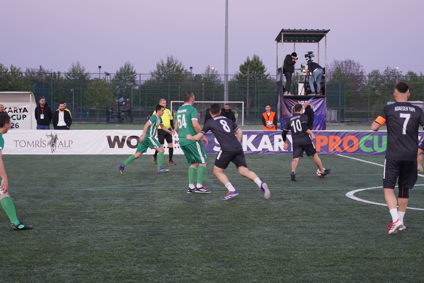 Amatör futbol turnuvasından kare