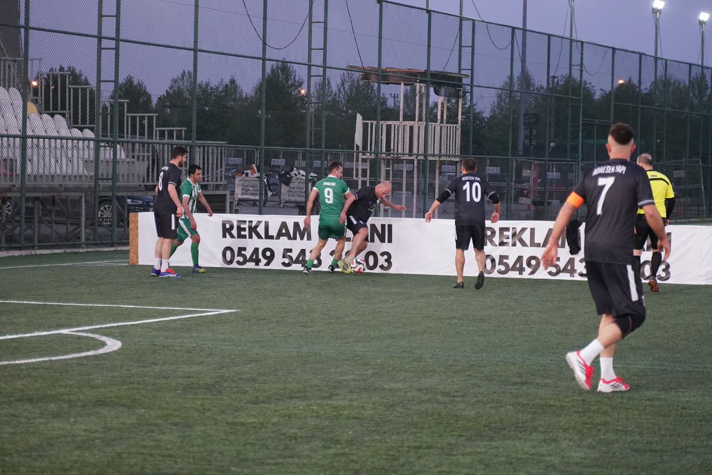 Amatör futbol turnuvasından kare