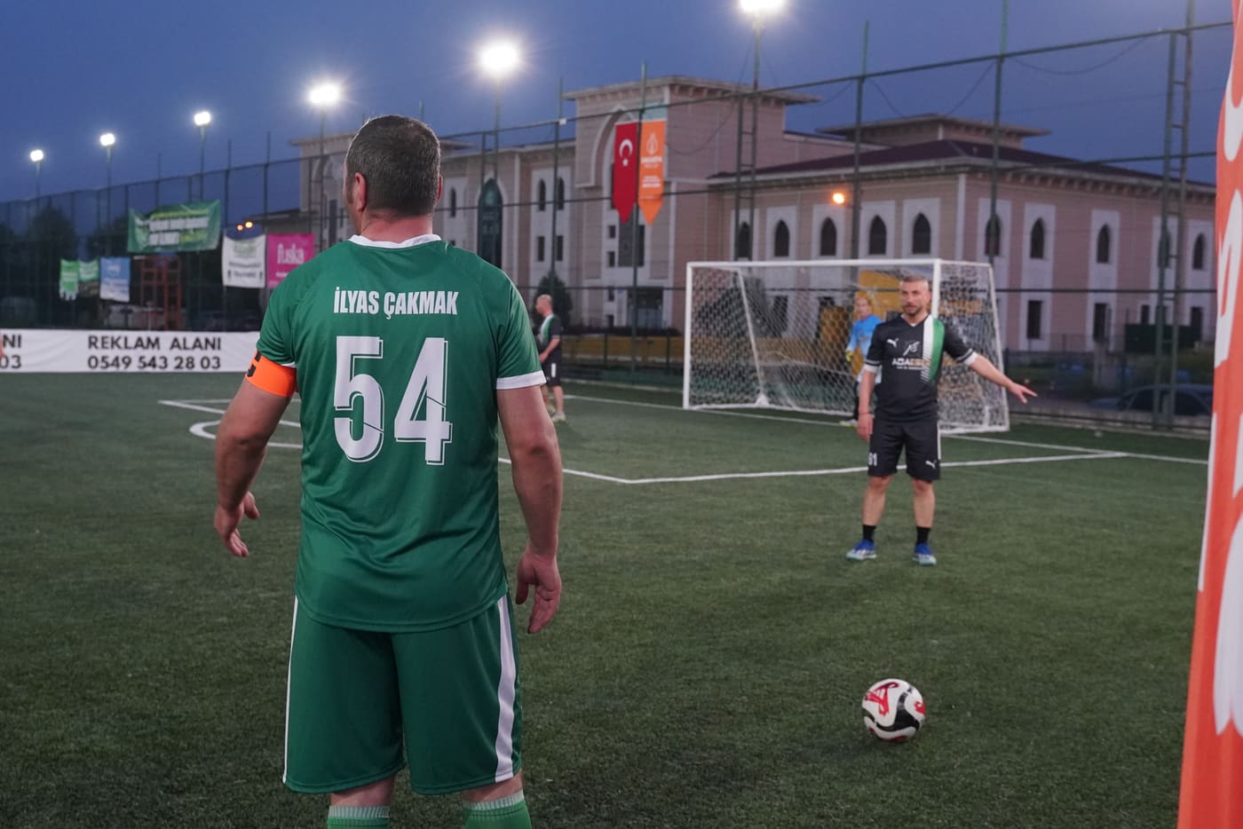 Amatör futbol turnuvasından kare