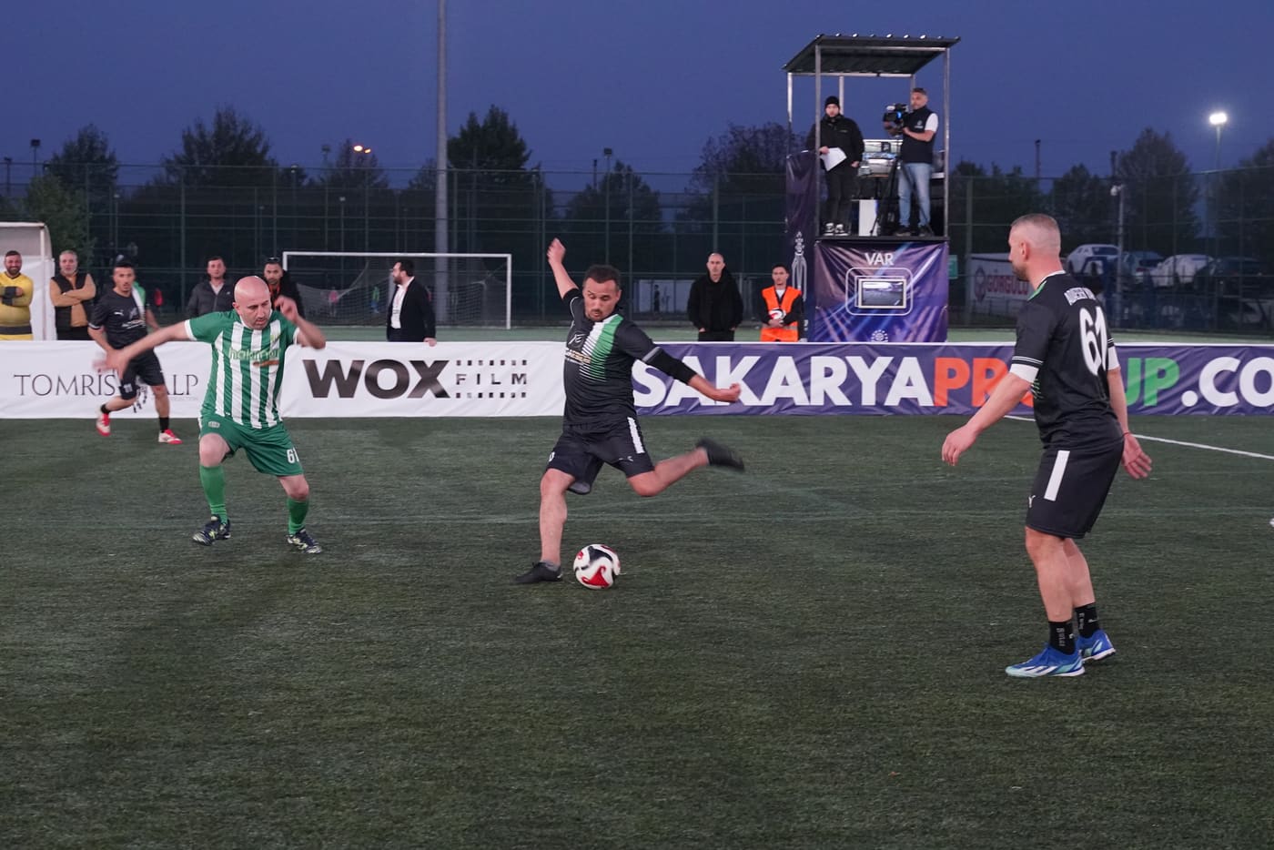 Amatör futbol turnuvasından kare
